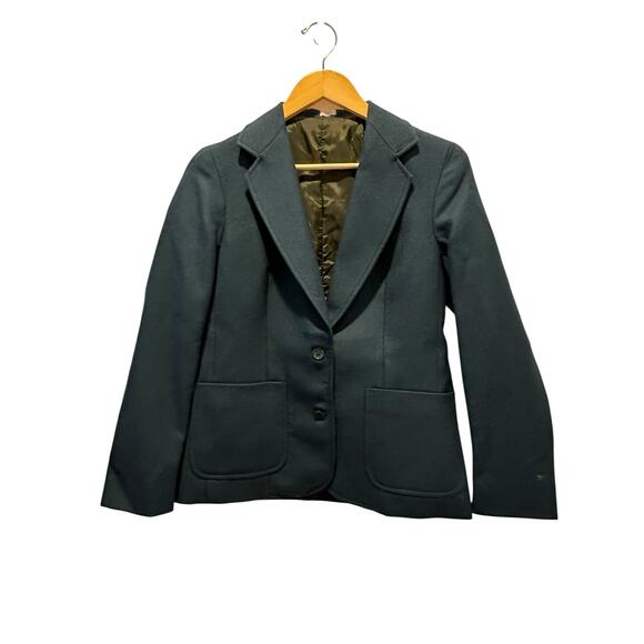 VTG The Scottish Lion Pure New Wool Blazer Made in Scotland Size 36 (S) Preppy - Picture 1 of 7